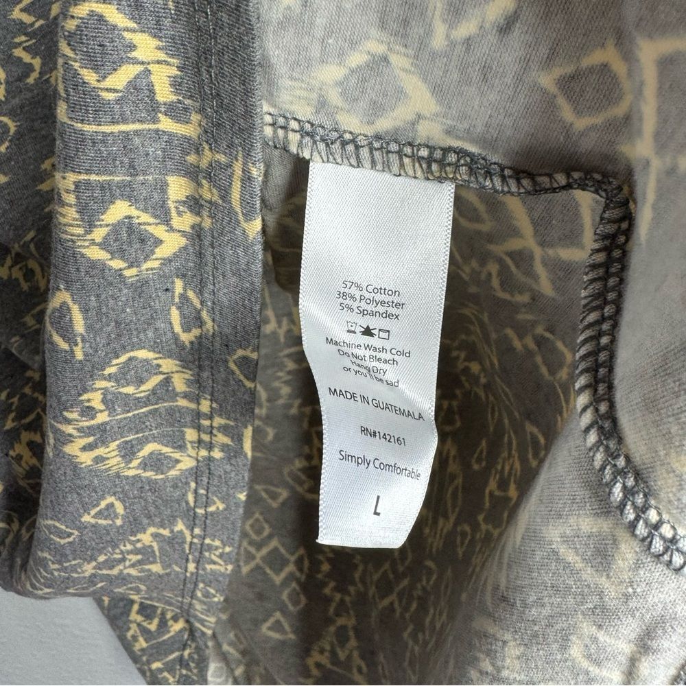 NWT LARGE OVERSIZED TUNIC, LuLaRoe Irma - Picture 5 of 7